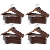 thumbnail of Max Home Pack 80 cabides de madeira cor castanha