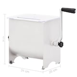 thumbnail of vidaXL Vleesmixer met deksel handmatig roestvrij staal zilverkleurig