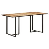 thumbnail of vidaXL Eettafel 160 cm Ruw mangohout