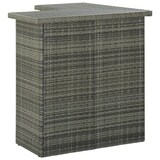 thumbnail of 8-tlg. Gartenbar-Set mit Kissen Poly Rattan Grau