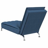 thumbnail of vidaXL Massage-Chaiselongue mit Nackenrolle Blau Stoff