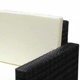 thumbnail of vidaXL 2-delige Loungeset met kussens poly rattan zwart
