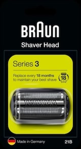 thumbnail of Braun Series 3 Scherkopf 21B Schwarz – Ersatz-Kombipack für elektrische Rasierer