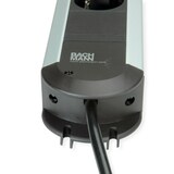 thumbnail of Bachmann Steckdosenleiste PRIMO ALU, 6-fach, schwarz, 2,0m, ohne Schalter