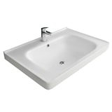 thumbnail of Alpenberger Gäste WC Waschbecken 65 cm Breit | Badezimmer Waschtisch Handwaschbecken Weiß | Keramik Hängewaschbecken mit Nano zur Wandmontage