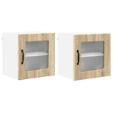 thumbnail of vidaXL Küchenwandschrank mit Regal 2 pcs Sonoma-Eiche 40 x 31 x 40 cm