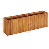 thumbnail of vidaXL Garten-Hochbeet 150 x 30 x 50 cm Massivholz Akazie