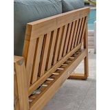 thumbnail of Salon bas de jardin 4 places en bois d'acacia, coussins vert olive - ARACAJU