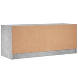 thumbnail of vidaXL TV-Schrank mit Glastüren Betongrau 102x37x42 cm