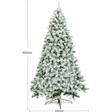 thumbnail of Albero di Natale artificiale Cosway da 225 cm, albero di Natale con supporto in metallo, 1346 punte dell'albero in PVC