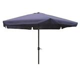 thumbnail of XL Alu Sonnenschirm Ø 3m Kurbelschirm Gartenschirm Marktschirm Krempe blau : Blau