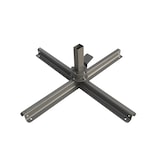 thumbnail of METRO PROFESSIONAL Ampelschirm quadratisch, ohne Volant, Aluminium/Stahl, 3 x 3 m, mit Kurbel und Kippfunktion, silber/grau