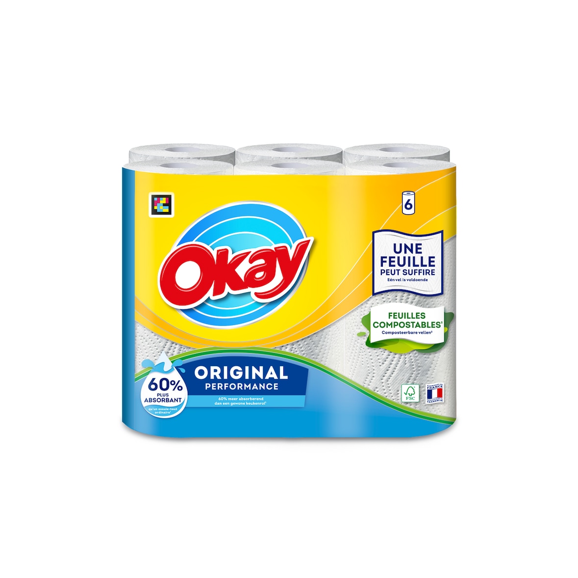 Okay Essuie-tout Original x 6