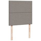 thumbnail of vidaXL Boxspringbett mit Matratze Taupe 90x190 cm Stoff
