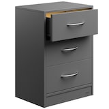 thumbnail of CASARIA® Nachttisch Eloise 54x39x28cm Anthrazit mit LED-Licht