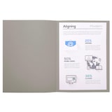 thumbnail of Exacompta 410009E 5x 100er Packung Aktendeckeln aus Recycling Karton 220g Forever, 24x32cm - Grau