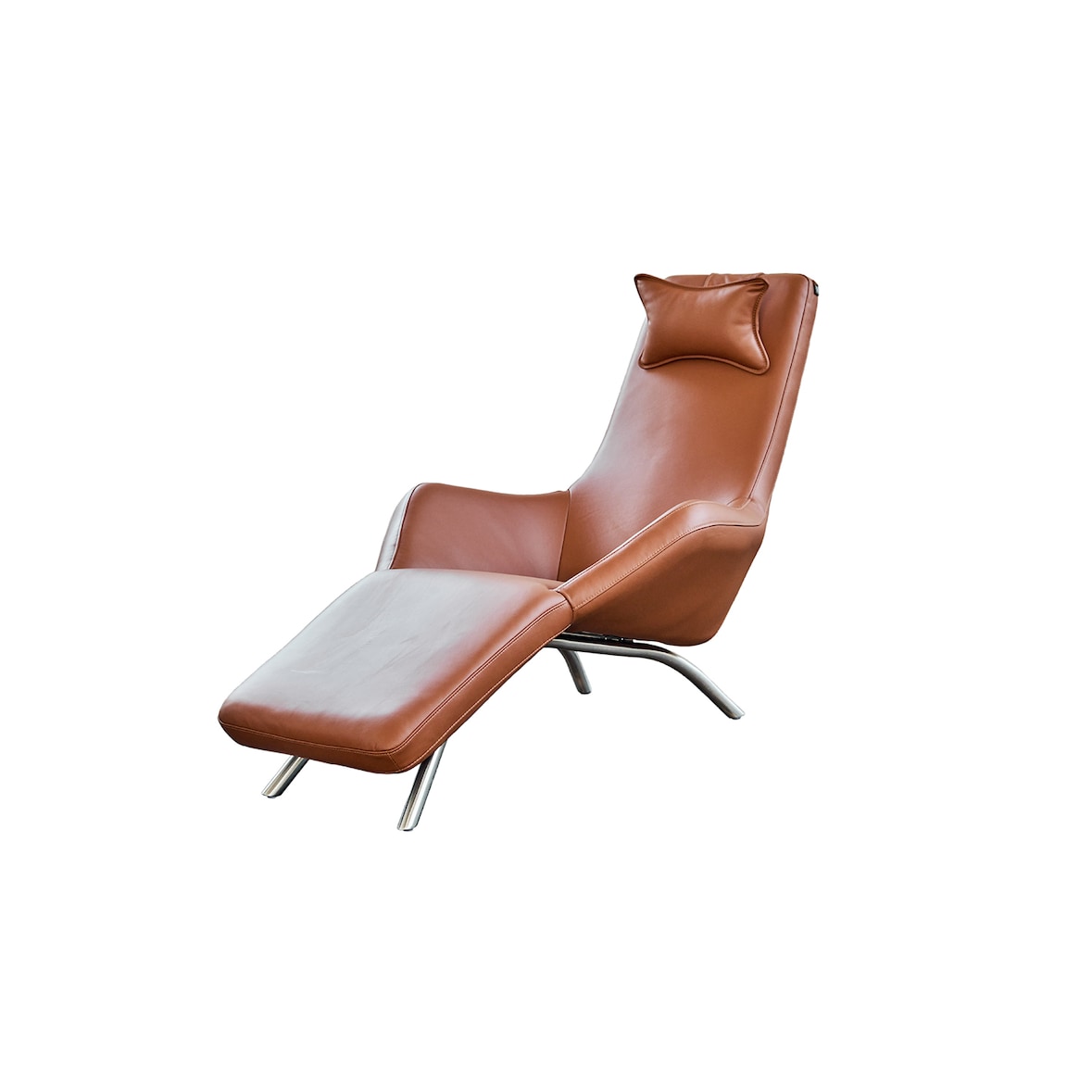 KAWOLA Relaxliege CAVAL Leder braun