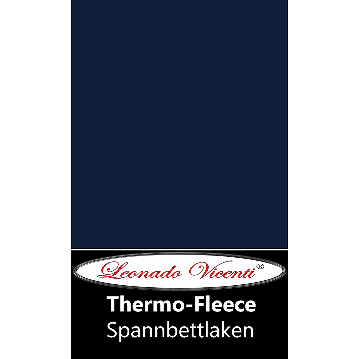 Fleece Winter Spannbettlaken 120-130x200 cm Dunkelblau Wärme kuschelig
