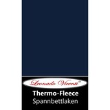thumbnail of Fleece Winter Spannbettlaken 120-130x200 cm Dunkelblau Wärme kuschelig
