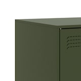 thumbnail of vidaXL TV-Schrank Olivgrün 99x39x44 cm Stahl