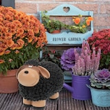 thumbnail of Relaxdays Gartenfigur Schaf, handbemalt, Dekoschaf wetterfest, HBT: 16 x 21 x 12,5 cm, Garten, Polyresin, schwarz-braun