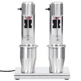 thumbnail of vidaXL Milkshake mixer met dubbele bekers roestvrij staal 2 L