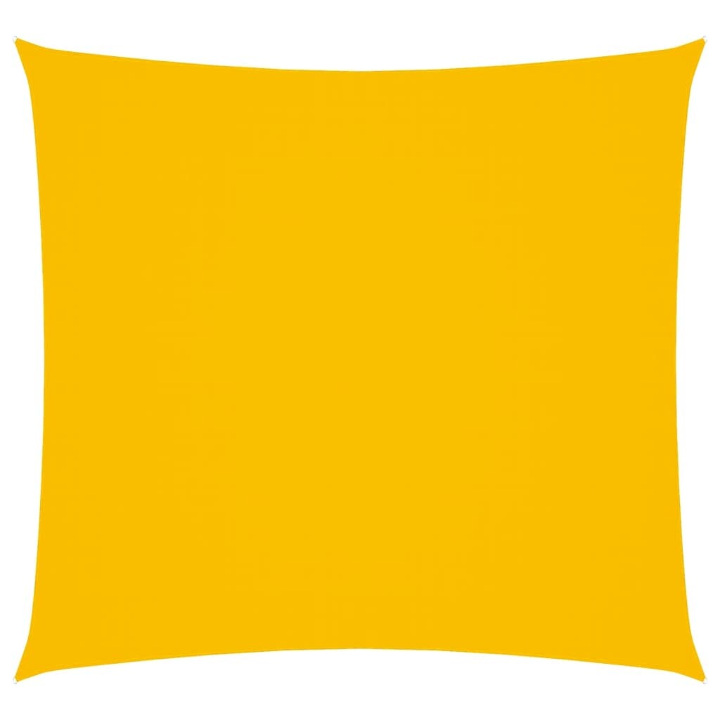 vidaXL Sonnensegel Oxford-Gewebe Quadratisch 3x3 m Gelb