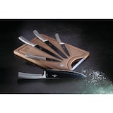 thumbnail of Berlinger Haus Set di 5 Coltelli da Cucina Professionali Acciaio Inox Coltello Cuoco Tagliere, Grigio, BH-2556