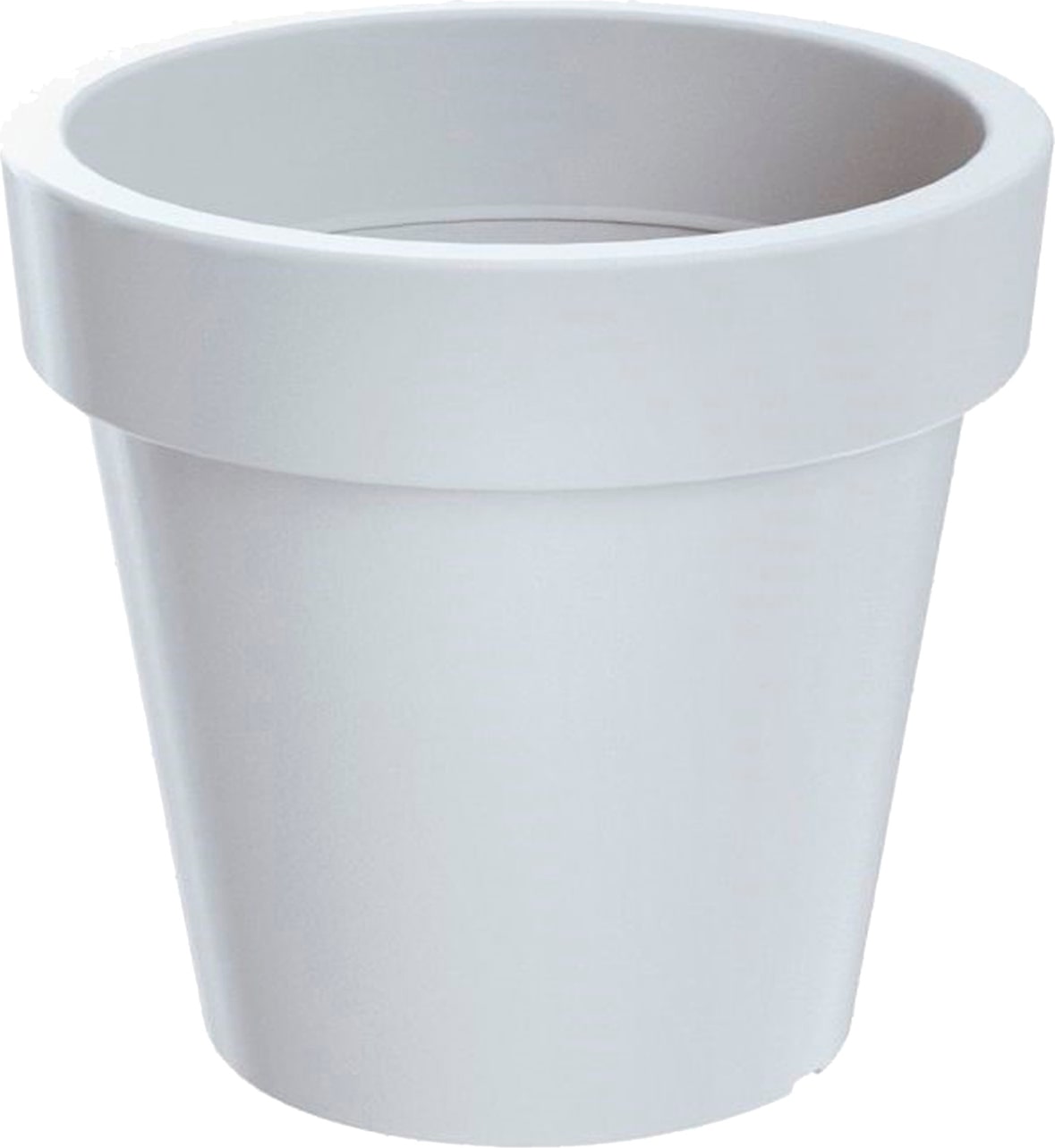 Prosperplast - LEXO ROUND 92L Topf - 60x60x55cm in Weiß farbe
