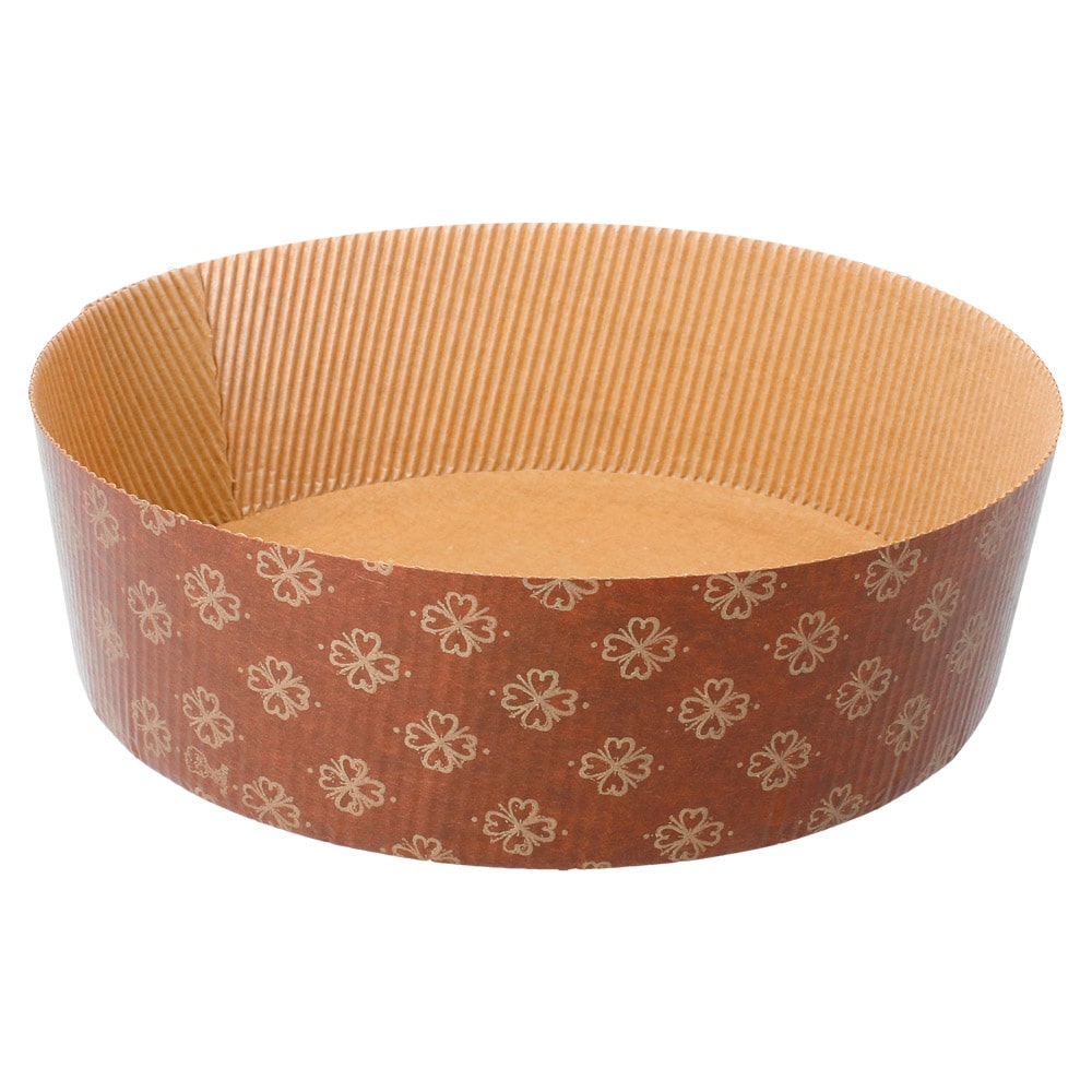 Formas De Cozimento Panettone Laminados  140 G/M2 Ø 18,5X6 Cm Castanho Celulose (390 Unidades)