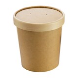 thumbnail of Paperlynen Horeca contenitori rotondi in cartoncino avana 450 ml, 25 pezzi