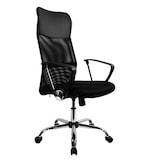 thumbnail of DASCK – Sedia da Ufficio Ergonomica con Schienale in Rete, Altezza Regolabile e Ruote Girevoli a 360° – Base Cromata e Braccioli Fissi