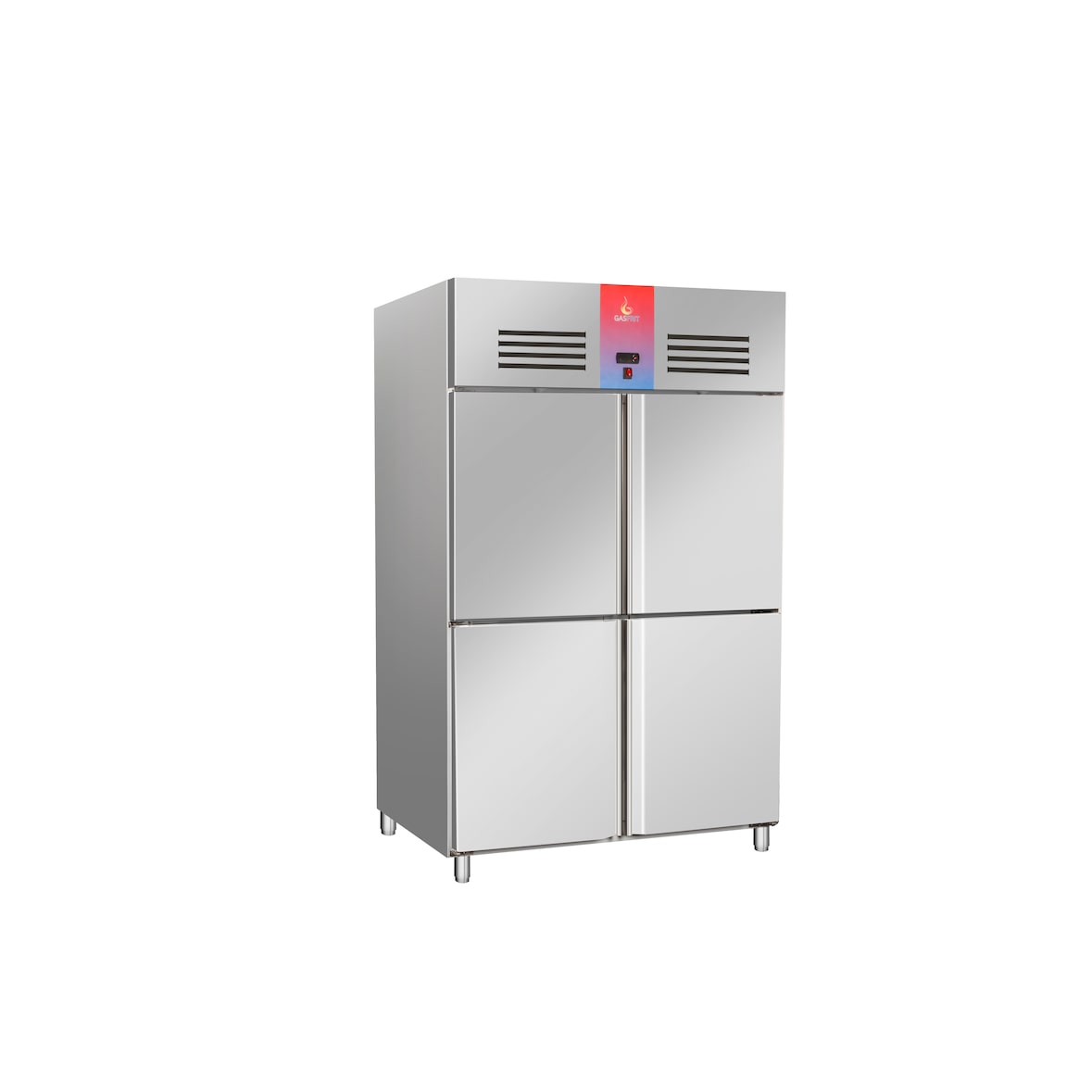 Gasfrit- Armario frigorifico refrigerado 4 puertas de acero inoxidable, tropicalizado clase C. 1240 x 760 x2010 mm