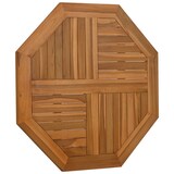 thumbnail of vidaXL Tischplatte 80x80x2,5 cm Achteckig Massivholz Teak