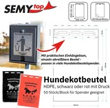 thumbnail of SemyTop Hundekotbeutel - rot - HDPE - 6000 Beutel