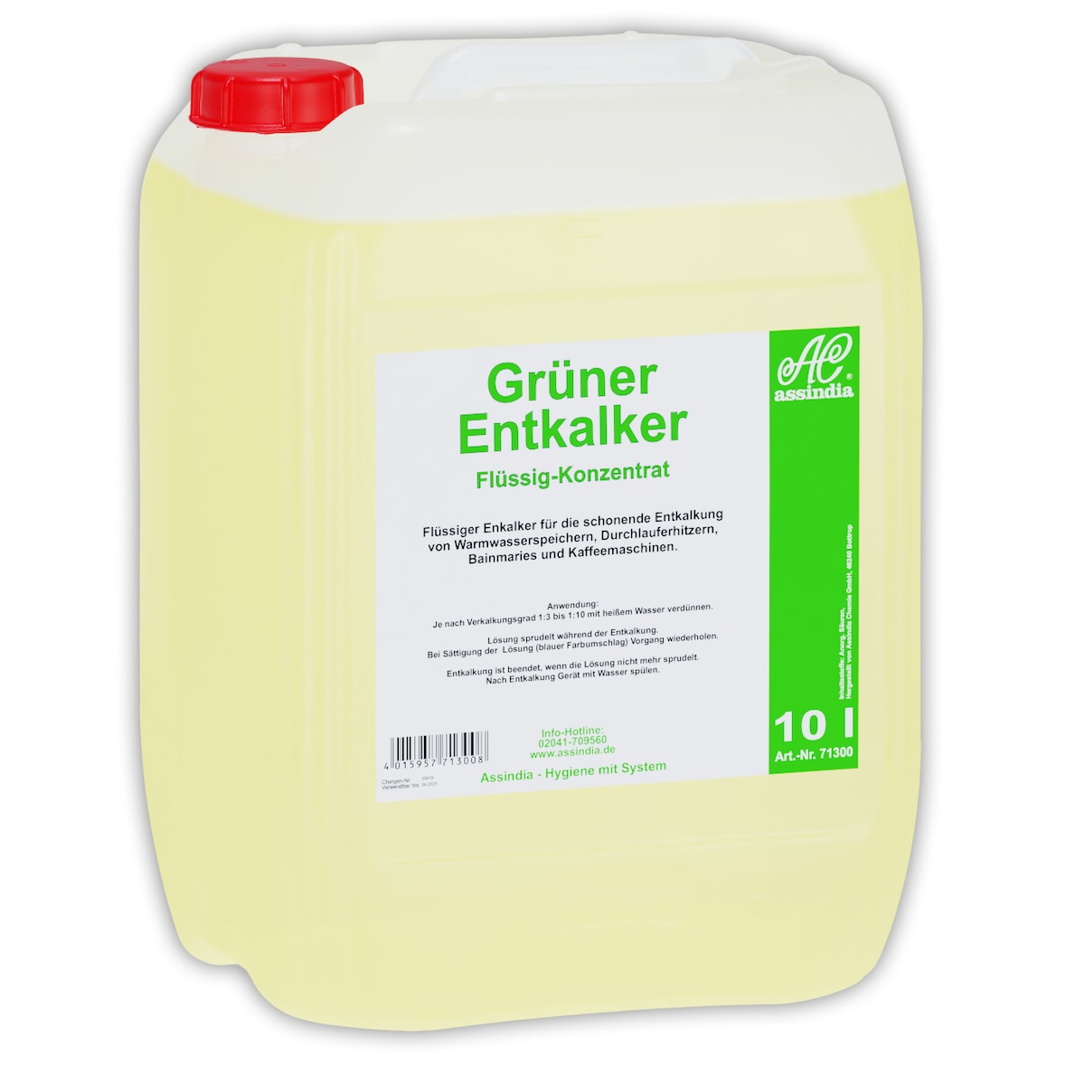 Assindia Grüner Entkalker 10l