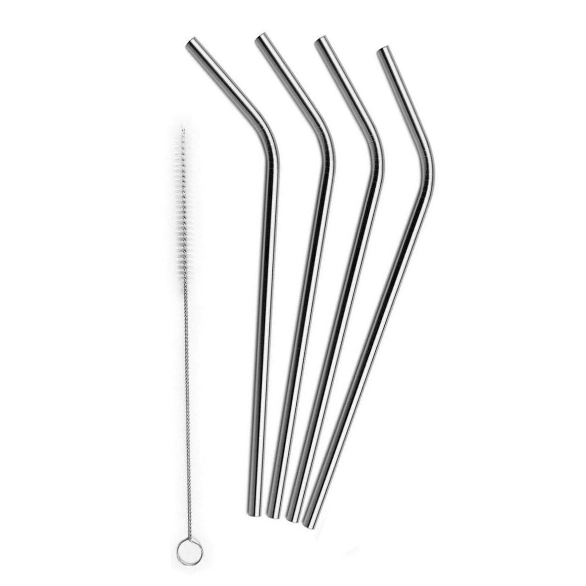 technoline TH 100 Edelstahl-Trinkhlam 4er-Set