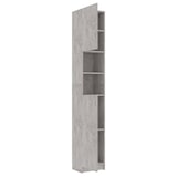thumbnail of vidaXL Badezimmerschrank Betongrau 32x25,5x190 cm Holzwerkstoff