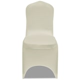 thumbnail of Décoshop26 - Elastische Stuhlhussen in Creme 12 Stück DEC022525