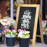 thumbnail of Securit® Stoepbord "Nature" - Naturel - Hout met natuurlijke rustieke afwerking - 55x85cm
