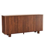 thumbnail of Scandinavisch dressoir met 4 deuren L160 cm donker hout