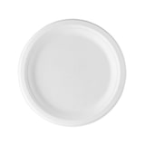 thumbnail of MONOUSO - Piatto Canna da Zucchero Bagassa Bianco Ø23 cm (500 Pezzi)