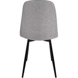 thumbnail of DELUKE® Esszimmerstühle 4er Set MOVI - Hellgrau Stoff, Metall 88x44x51cm Esszimmerstuhl Stuhl Esszimmer Küchenstühle