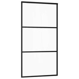 thumbnail of vidaXL Schiebetür mit Beschlag 102x205 cm ESG-Glas & Aluminium
