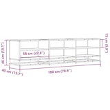 thumbnail of Helloshop26 - Suporte multimídia para TV prateleira para TV armário para TV sala de jantar sala de estar quarto carvalho 180 x 40 x 02_0027203