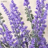 thumbnail of LAYBA Künstlicher Lavendel 3er Set 70 cm Lila Dekozweige für Vase