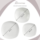 thumbnail of SÄNGER Porzellan Geschirrset Bilgola, Tafelservice 18 teilig für 6 Personen