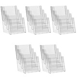 thumbnail of Danieli Store | Expositor portafolletos de 4 plazas A5 de mesa en metacrilato | Expositor para folletos de mesa para volantes  y tarjetas (5 Uds.)
