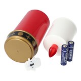 thumbnail of LED-Grablicht rot mit Kerzenschein, 13,2x7,3cm, inklusive 2x AA Mignon LR6 Standard Batterien