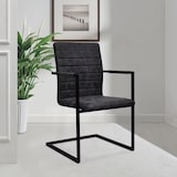 thumbnail of vidaXL Eetkamerstoelen 2 st kunstleer zwart